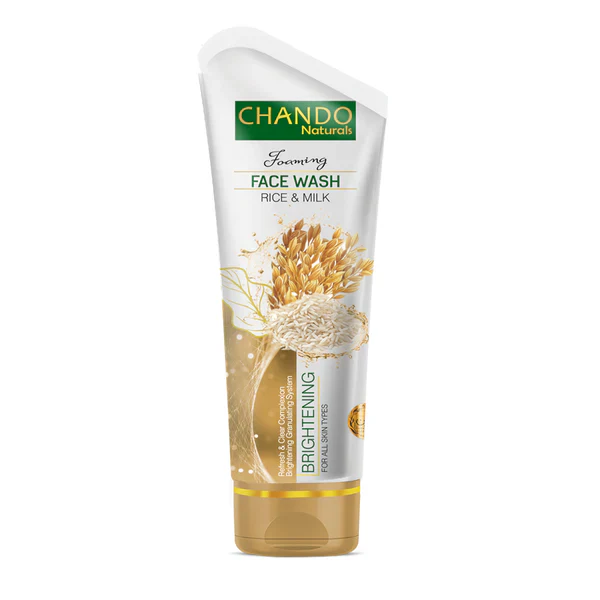 Face Wash | Chando Rice & Milk Brightening Face Wash 100ml Gentle Cleanser for Radiant Glowing Skin - Image 2