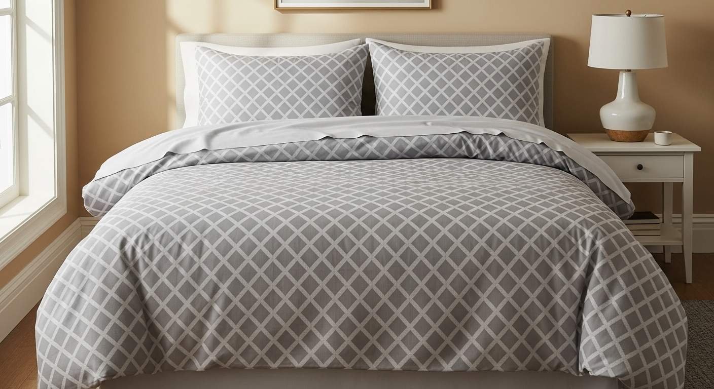 Diamond Pattern Bed Sheets