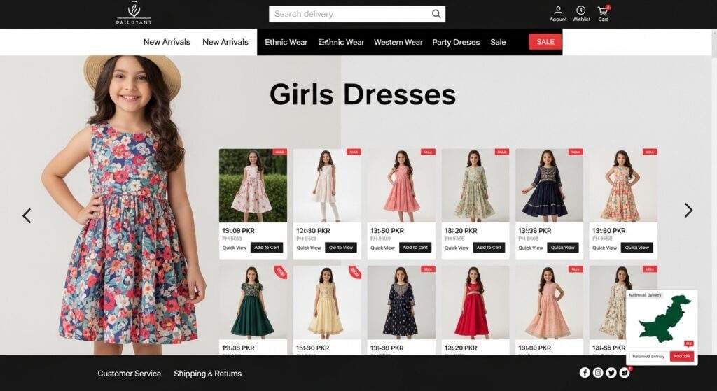 Girl Dresses Online Shopping
