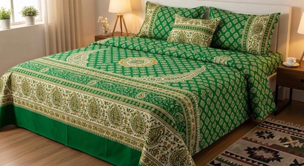 cotton Printed Double Bedsheet