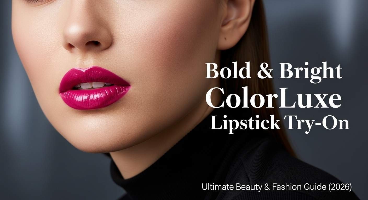 Bold & Bright ColorLuxe Lipstick Try-On
